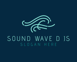 Abstract Fluid Wave logo design