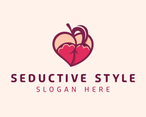 Sexy Lingerie Peach logo design