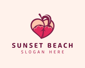 Sexy Lingerie Peach logo design