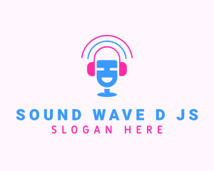 Music Podcast Sound logo design