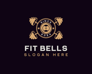 Barbell Fitness Training logo design