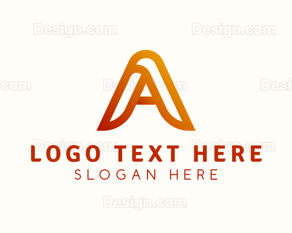 Company Business Letter A Logo