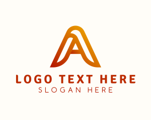 Ecommerce Tech Business Letter A Logo