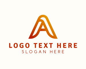 Letter - Ecommerce Tech Business Letter A logo design