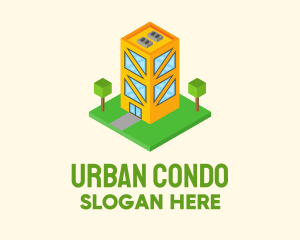 Isometric Condo Building  logo