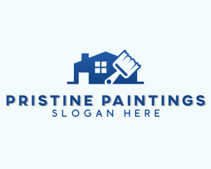 Paint Brush Painting  logo design