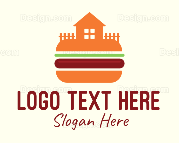 Homemade Burger Sandwich Logo