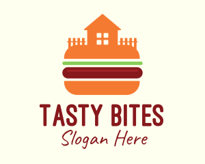 Homemade Burger Sandwich  logo design