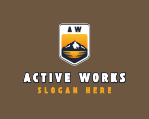 Mountain Adventure Trekking logo design