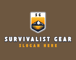 Mountain Adventure Trekking logo design