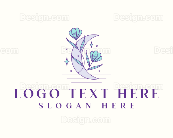 Mystical Flower Moon Logo