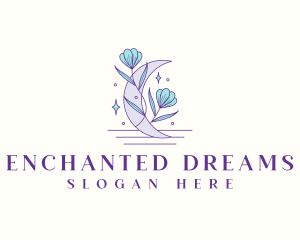 Mystical Flower Moon  logo design