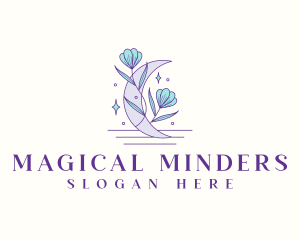 Mystical Flower Moon  logo design