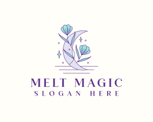 Mystical Flower Moon  logo design