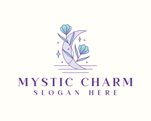 Mystical Flower Moon  logo design