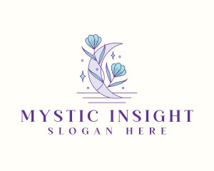 Mystical Flower Moon  logo design