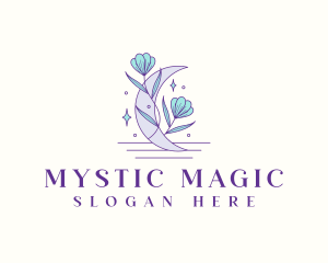 Mystical Flower Moon  logo design