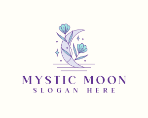 Mystical Flower Moon  logo design