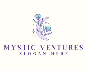 Mystical Flower Moon  logo design