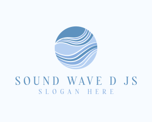 Sphere Wave Digital Cyberspace logo design