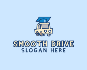 Learn Driving School logo design