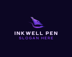 Pen Nib Quill logo design