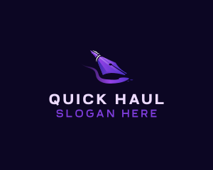 Pen Nib Quill logo design