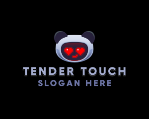 Tech Robot Panda Logo