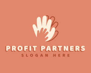 Family Support Hands logo design