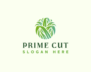 Gardening Grass Cutting logo design