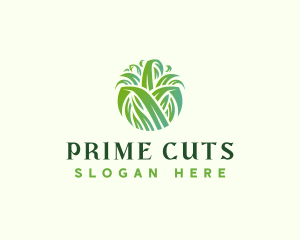 Gardening Grass Cutting logo design