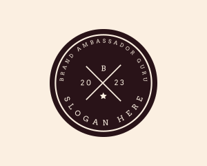 Minimal Retro Brand logo design