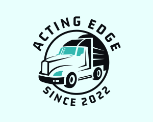 Express Transport Truck logo design