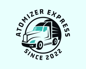 Express Transport Truck logo design