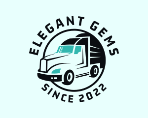 Express Transport Truck logo design