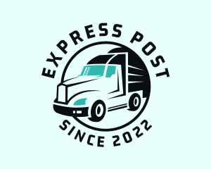 Express Transport Truck logo design