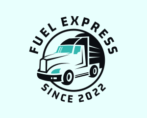 Express Transport Truck logo design