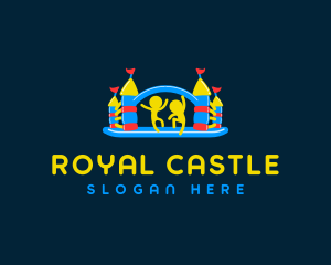 Inflatable Castle Playhouse logo design