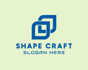 Double Digital Shape logo design