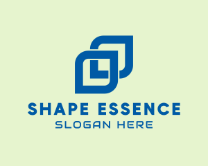 Double Digital Shape logo