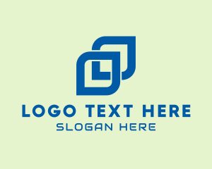 Shape - Double Digital Shape logo design