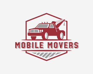 Logistics Tow Truck logo design