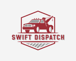 Logistics Tow Truck logo design