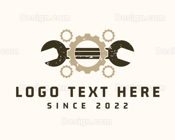 Wrench Repair Mechanic Tools Logo