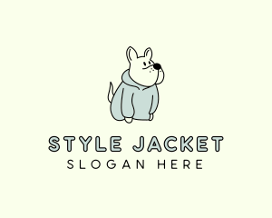 Cute Dog Hoodie logo design