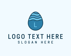 Oval Easter Egg logo