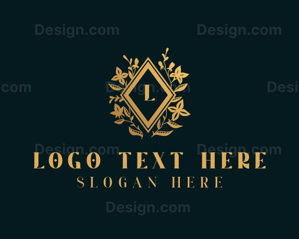 Luxury Ornament Event Planner Logo