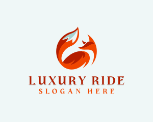 Wild Fox Animal logo design