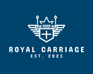 Wing Royal Crest  logo design