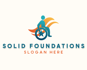 Charity Disability Foundation  logo design